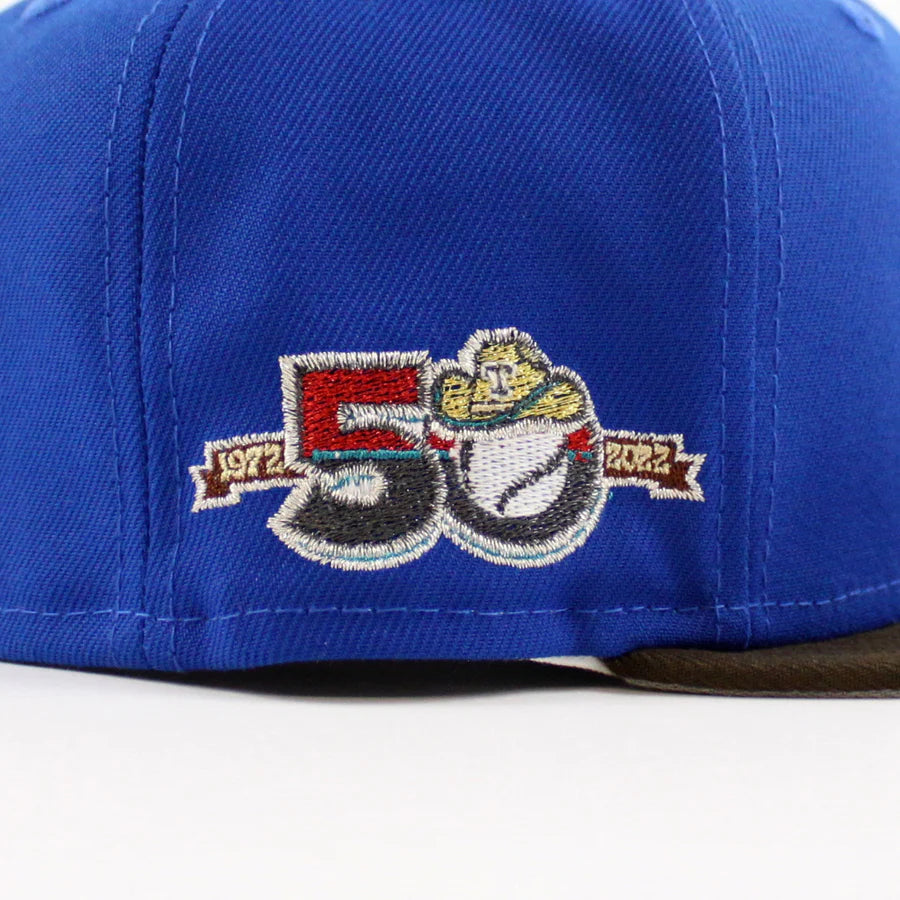 Texas Rangers 50th Anniversary New Era 59Fifty Fitted Hat