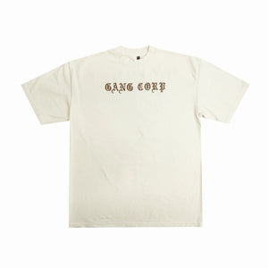 Open image in slideshow, Gang Corp Old English Logo Tee Natural
