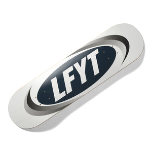 Open image in slideshow, LFYT Oval Logo Skate Deck White
