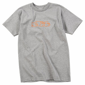 SNEEZE Logo Tee Grey/Orange
