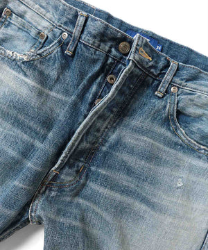 LFYT 5 Pocket Washed Selvage Denim Pants - Standard Fit