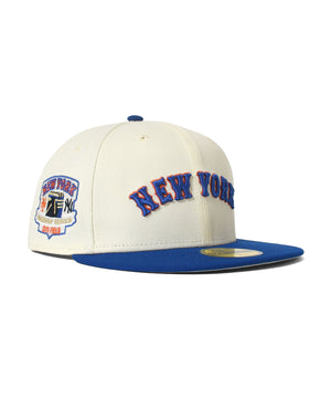 Open image in slideshow, New York Mets New Era 59Fifty Hat Natural Royal
