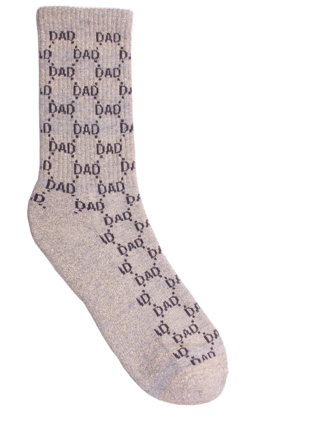 Dad Socks Grey - Athletic - Lurex