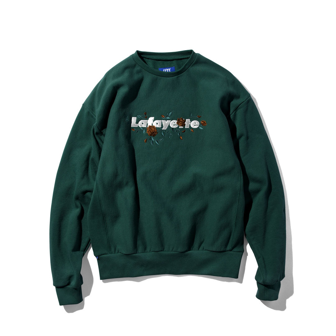 LFYT Lafayette Rose Logo US Cotton Crewneck Sweatshirt