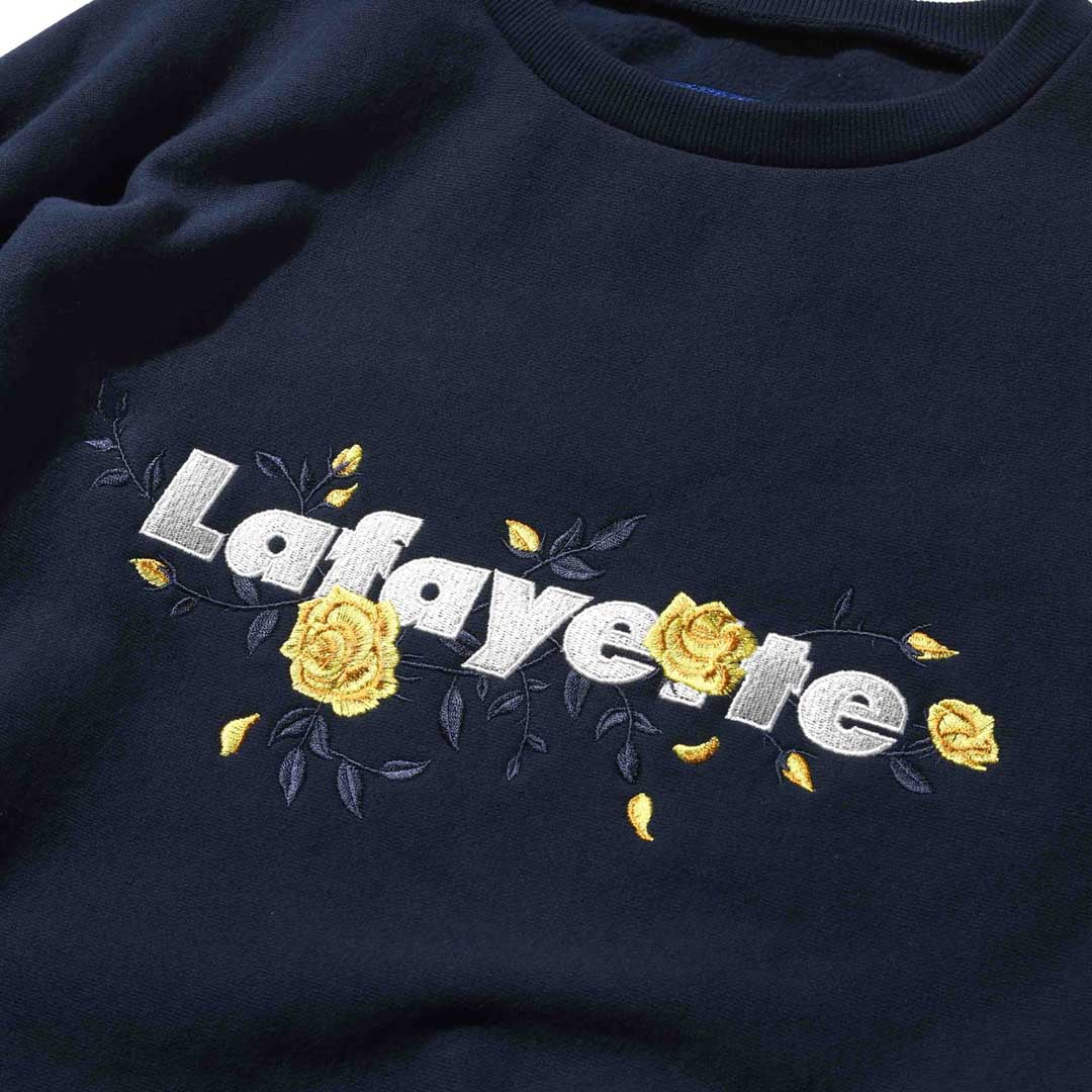 LFYT Lafayette Rose Logo US Cotton Crewneck Sweatshirt