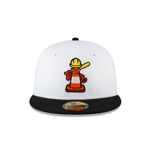 New Era Minor League Construction Cone 59Fifty Fitted Hat